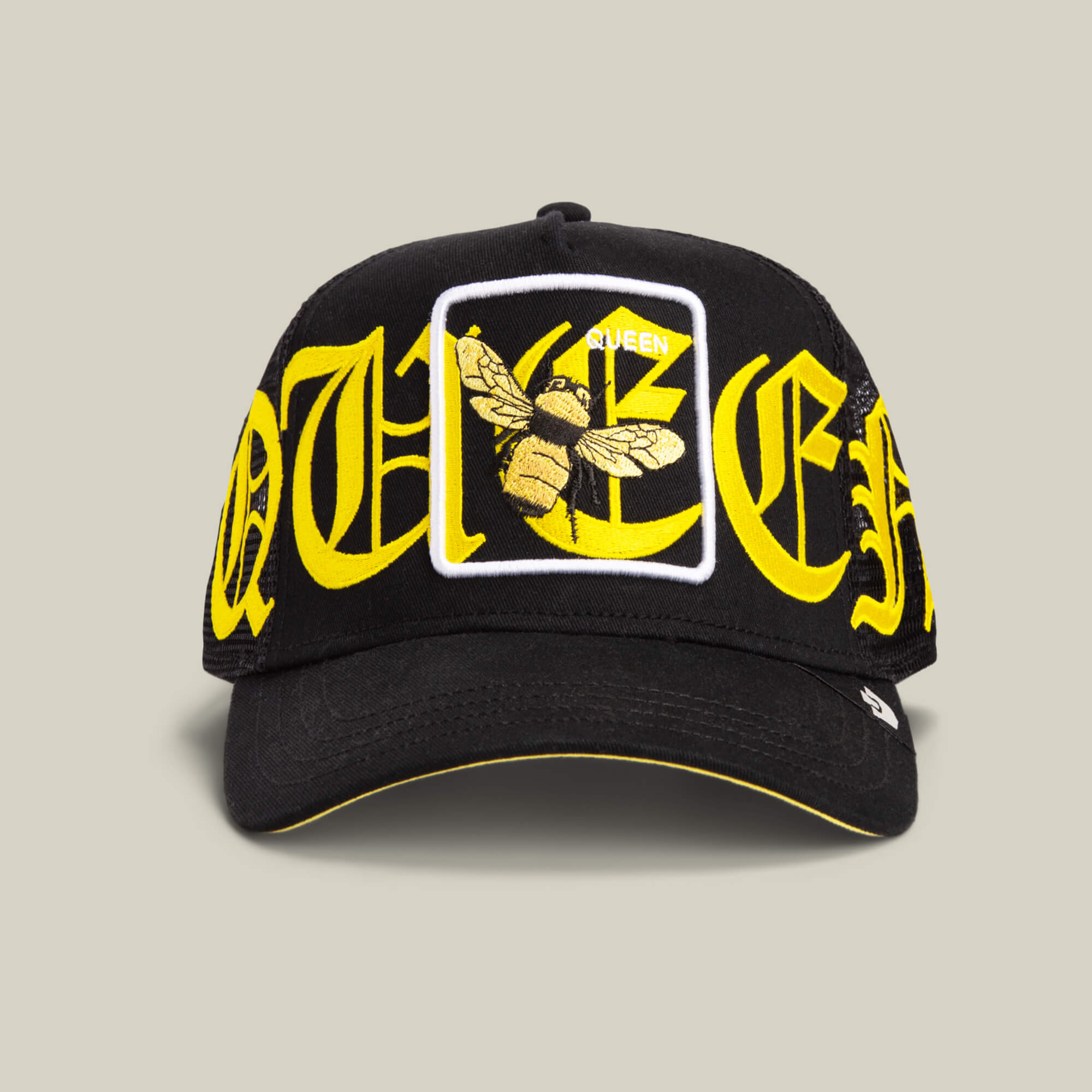 Goorin Brothers  OLD ENGLISH QUEEN Trucker Hat/Cap Snapback SnapBack NWT Goorin Bros Queen Bee Snapback Trucker Hat | eBay main image 2