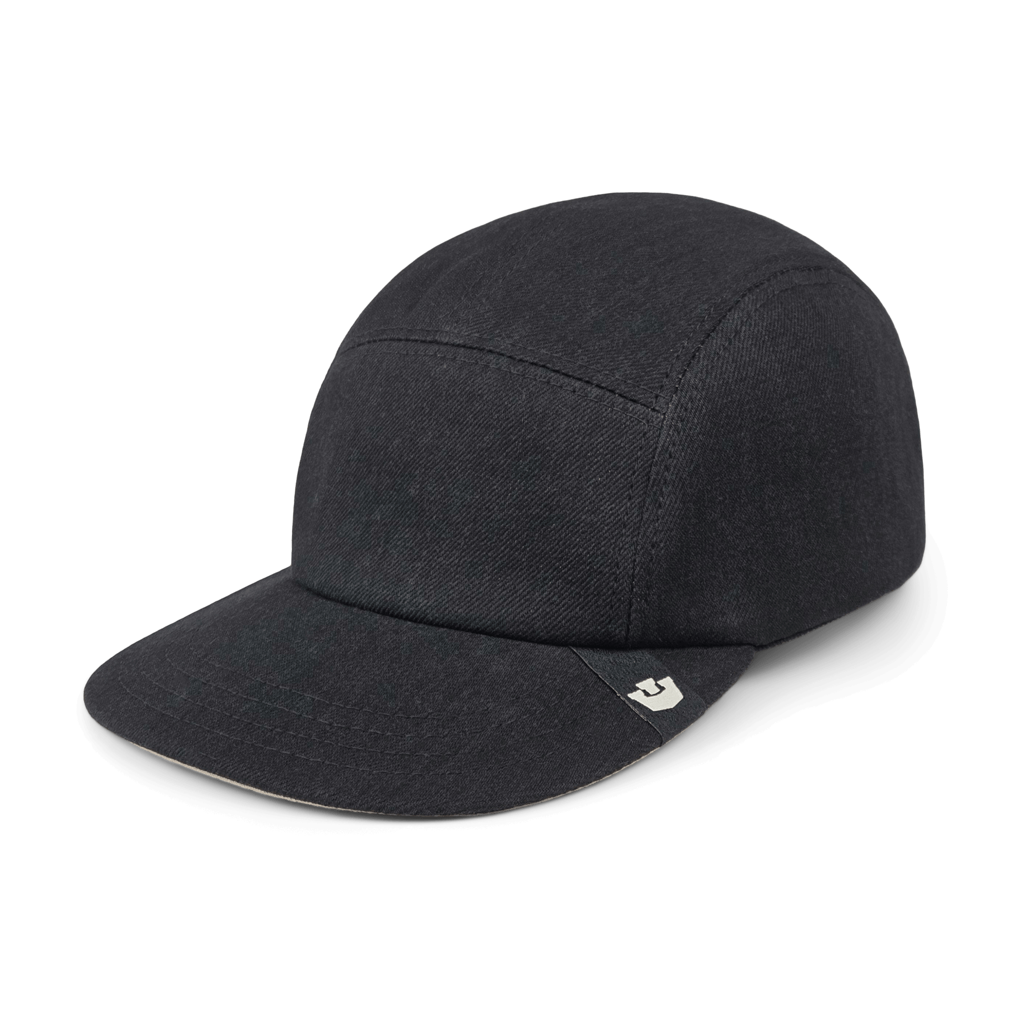 The Goorin Bros. East Lake is a low-profile black baseball cap made from 100% cotton, featuring a small white logo tag on the brim, shown against a plain light background.