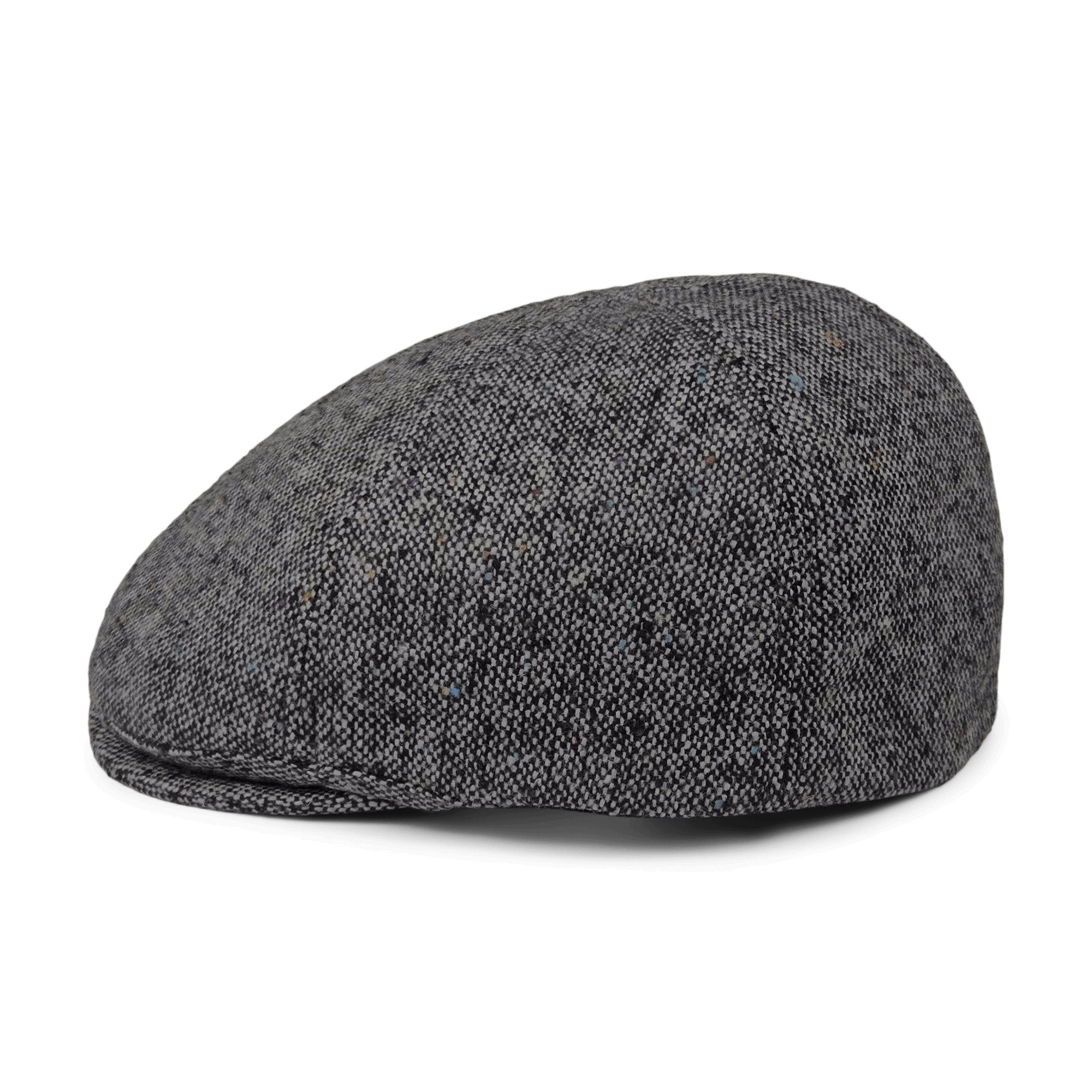 The Goorin Bros. Newlands is a grey flecked flat cap with a textured pattern, shown against a plain white background.