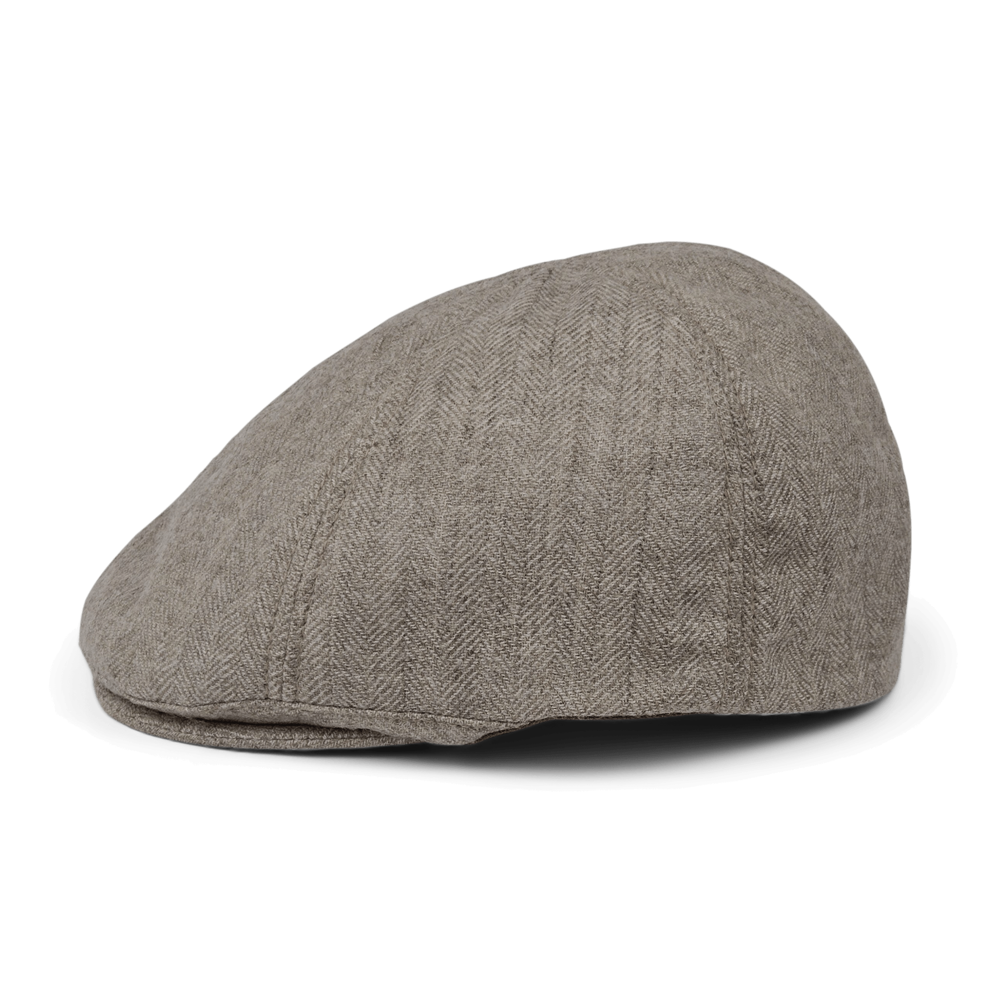 The Goorin Bros. Harry Bones is a classic flatcap in gray textured fabric, displayed from the side against a plain white background.