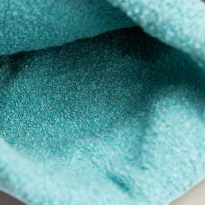 Close-up of the textured, light blue terry cloth fabric on Goorin Bros. Awfully Fond of You hat—soft and cozy like the inside of a plush towel or your favorite beanie.